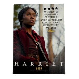 Harriet 2019 FYC DVD Awards Screener Promo Cynthia Erivo For Consideration